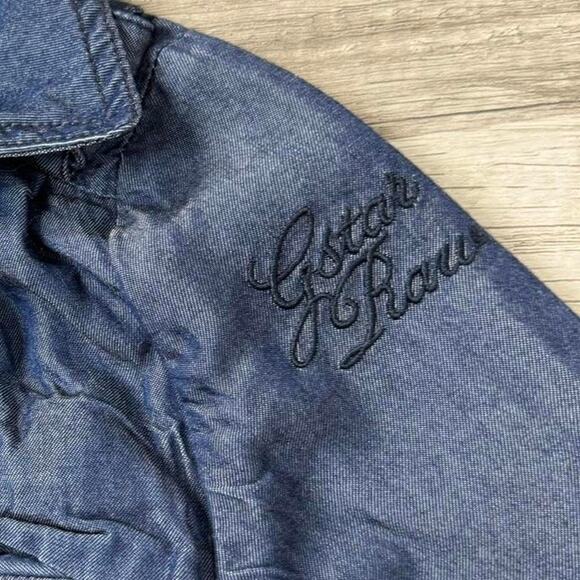 G-star Raw Womens Fitted Denim Look Utility Jacket Size XS - Picture 5 of 8